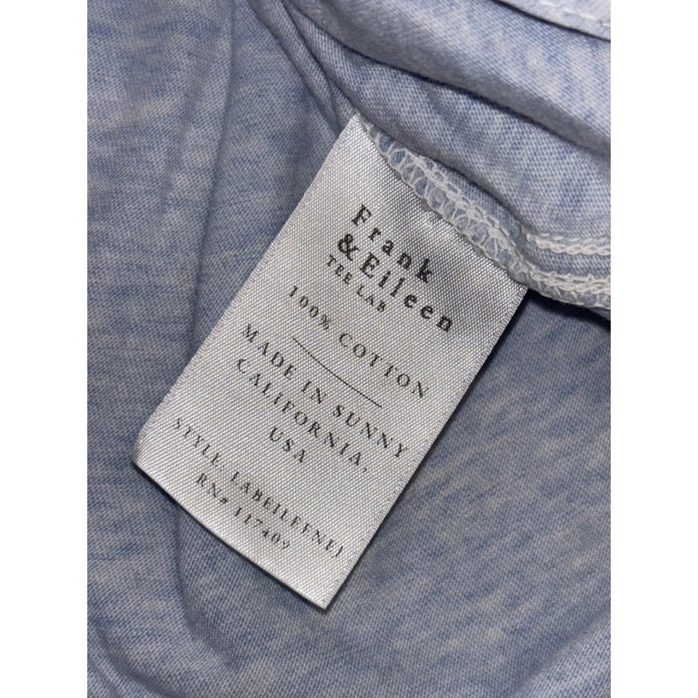 Frank & Eileen Tee Lab 100% Cotton Button-Down Shirt Small Heather Blue *FLAW - Picture 12 of 12